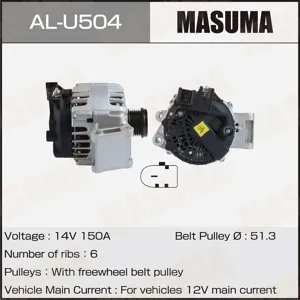 MASUMA ALU504 Генератор