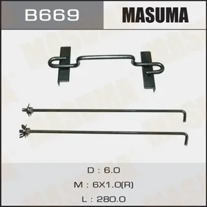 MASUMA B669 Кронштейн АКБ