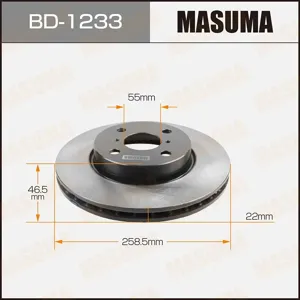 MASUMA BD1233 Диск торм.