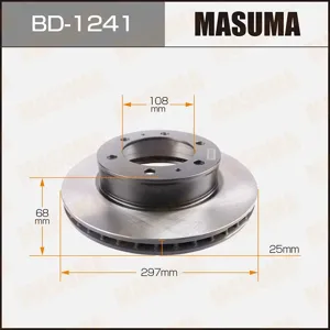 MASUMA BD1241 Диск тормозной Toyota Hilux перед. (мин. 2 шт.)