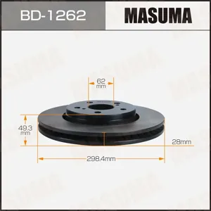 MASUMA BD1262 Диск тормозной