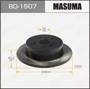 MASUMA BD1507 Диск торм.задний