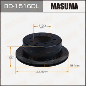 MASUMA BD1516DL Диск торм. перфорированный