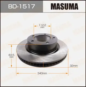 MASUMA BD1517 Диск торм.перед. Toyota Land Cruiser 200 4.74.5D 08>