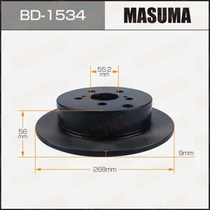 MASUMA BD1534 Диск тормозной