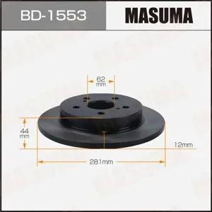 MASUMA BD1553 Диск тормозной