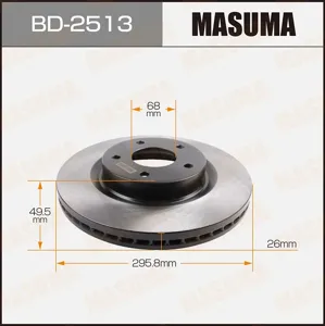 MASUMA BD2513 Диск торм. пер.