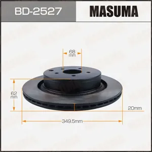 MASUMA BD2527 Диск тормозной