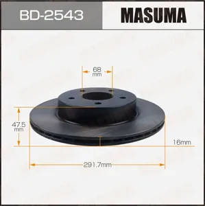 MASUMA BD2543 Диск тормозной