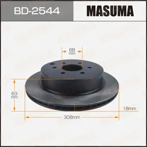 MASUMA BD2544 Диск тормозной