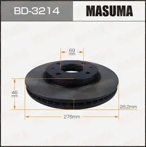 MASUMA BD3214 Диск тормозной