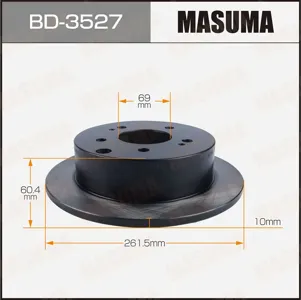 MASUMA BD3527 Диск тормозной