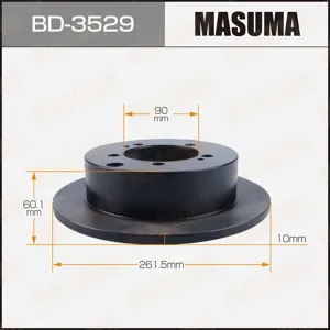 MASUMA BD3529 Диск тормозной