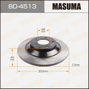 MASUMA BD4513 Диск торм.задний