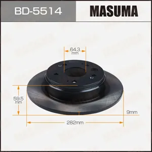 MASUMA BD5514 Диск торм.