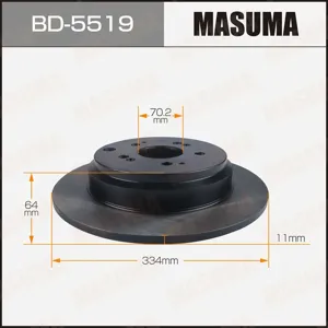 MASUMA BD5519 Диск тормозной