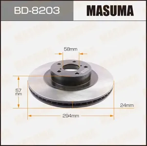 MASUMA BD8203 Диск торм. пер.