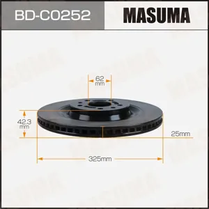 MASUMA BDC0252 Диск тормозной