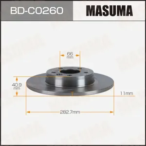 MASUMA BDC0260 Диск тормозной