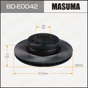 MASUMA BDE0042 Диск тормозной BMW 5(E60)6(E63) перед.