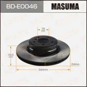 MASUMA BDE0046 Диск тормозной
