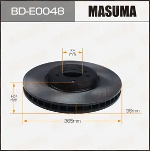 MASUMA BDE0048 Диск тормозной BMW X6(F16)X5(E70) перед.