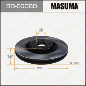 MASUMA BDE0080 Диск торм.