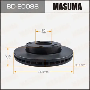 MASUMA BDE0088 Диск тормозной
