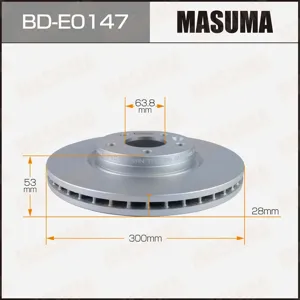 MASUMA BDE0147 Диск тормозной , front Ford Mondeo 07- [уп.2]
