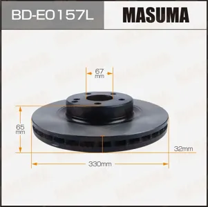MASUMA BDE0157L Диск тормозной