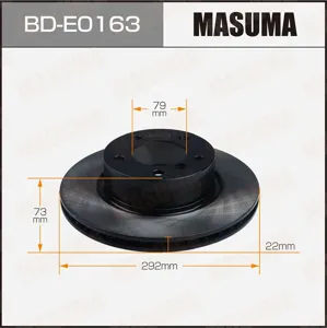 MASUMA BDE0163 Диск торм.