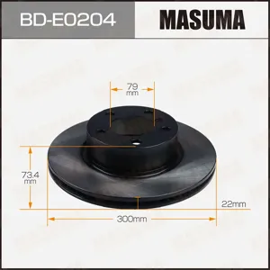 MASUMA BDE0204 Диск торм.