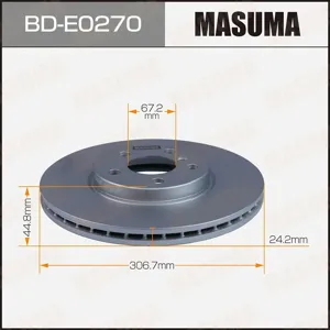 MASUMA BDE0270 Диск торм. передн.
