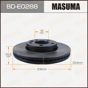MASUMA BDE0288 Диск тормозной