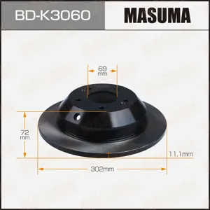 MASUMA BDK3060 Диск торм.