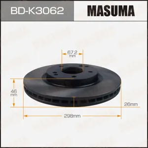 MASUMA BDK3062 Диск тормозной