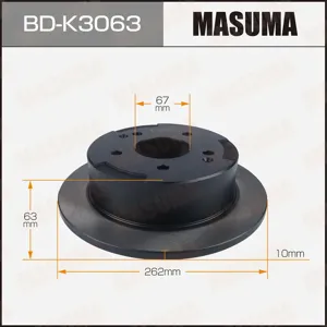 MASUMA BDK3063 Диск тормозной