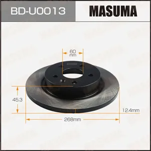 MASUMA BDU0013 Диск торм.