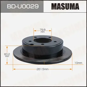 MASUMA BDU0029 Диск тормозной