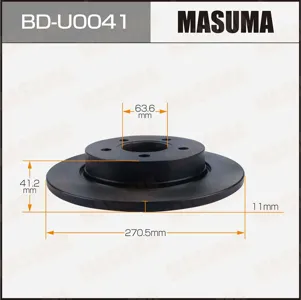 MASUMA BDU0041 Диск тормозной