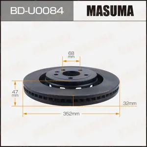 MASUMA BDU0084 Диск тормозной