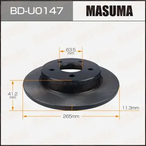 MASUMA BDU0147 Диск тормозной