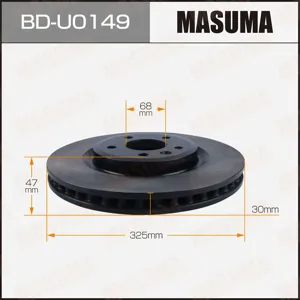 MASUMA BDU0149 Диск тормозной