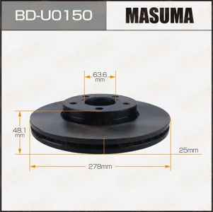 MASUMA BDU0150 Диск тормозной