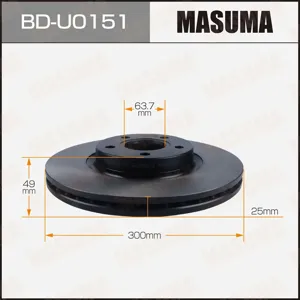 MASUMA BDU0151 Диск тормозной