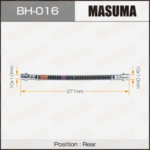 MASUMA BH016 Шланг тормозной