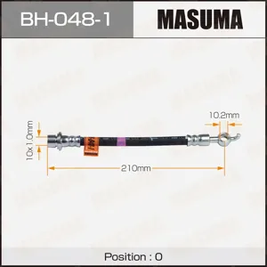 MASUMA BH0481 Шланг тормозной