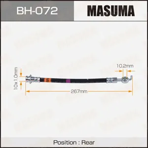 MASUMA BH072 Шланг тормозной
