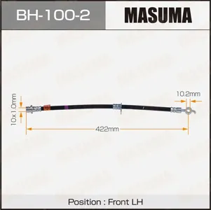 MASUMA BH1002 Шланг тормозной