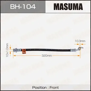 MASUMA BH104 Шланг тормозной перед. R